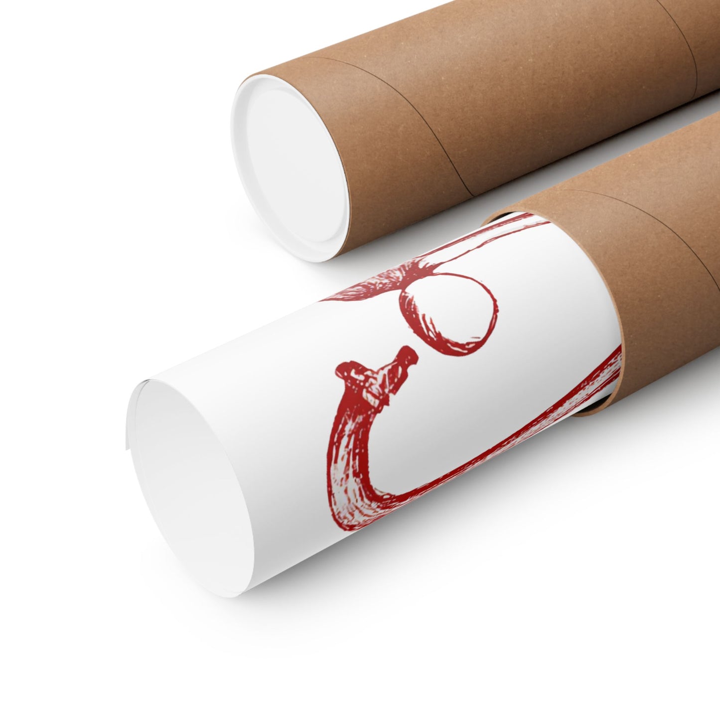 Kill Your Worst Enemy - Red Poster Print