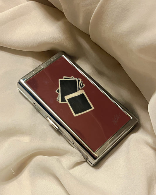 This Is A Nude Btw | 2-Sided Art Vintage Metal Pocket Case