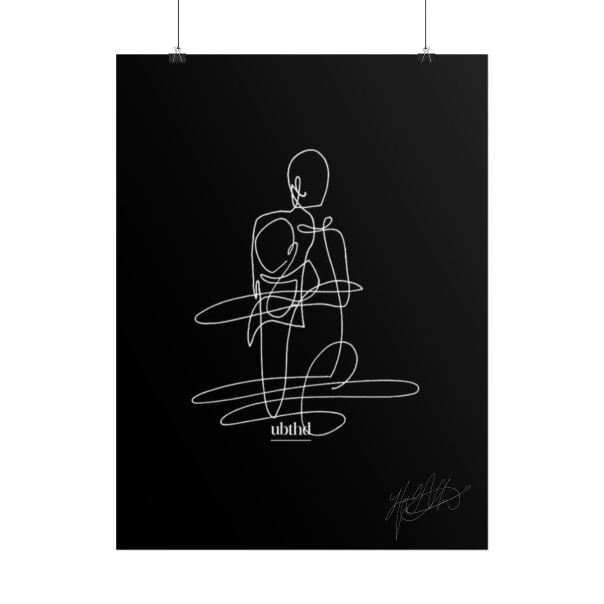 Fine Print | Abstract Minimalist Continuous Line Figure Art