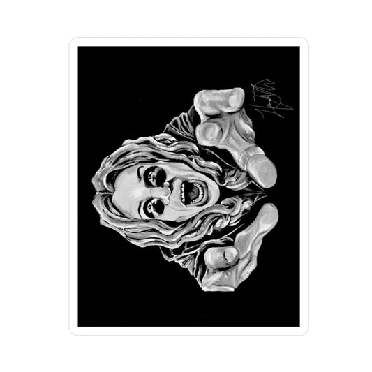 Ozzy "Prince of Darkness" Black Vinyl Sticker