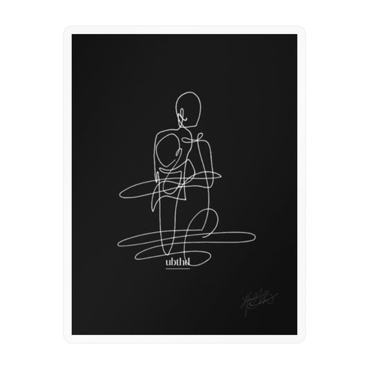 Fine Art | Minimalist Abstract Line Vinyl Sticker
