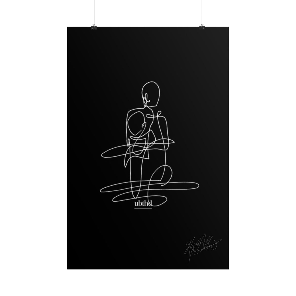 Fine Print | Abstract Minimalist Continuous Line Figure Art