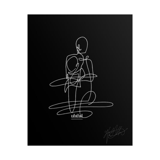 Fine Print | Abstract Minimalist Continuous Line Figure Art