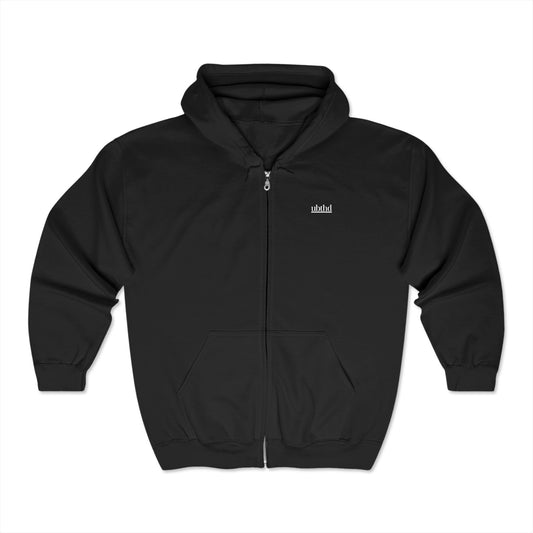 Timeless Elegance Full Zip-Up Hoodie