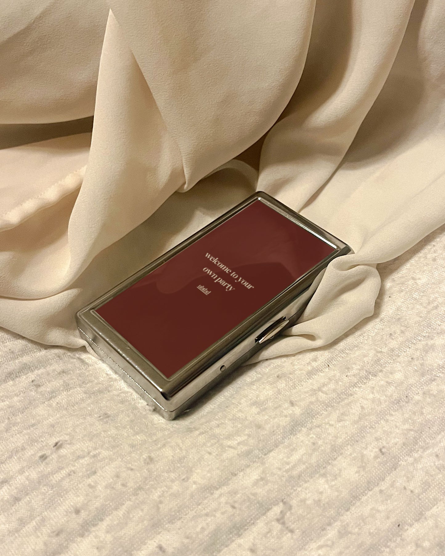 The Afterparty | 2-Sided Art Vintage Metal Pocket Case