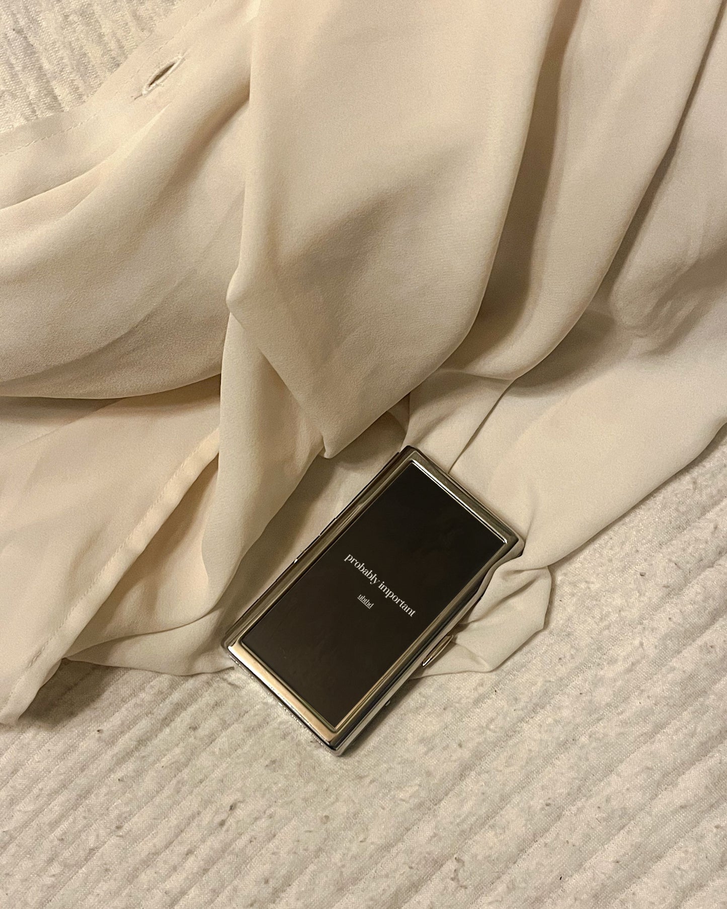 Probably Important | 2-Sided Art Vintage Metal Pocket Case