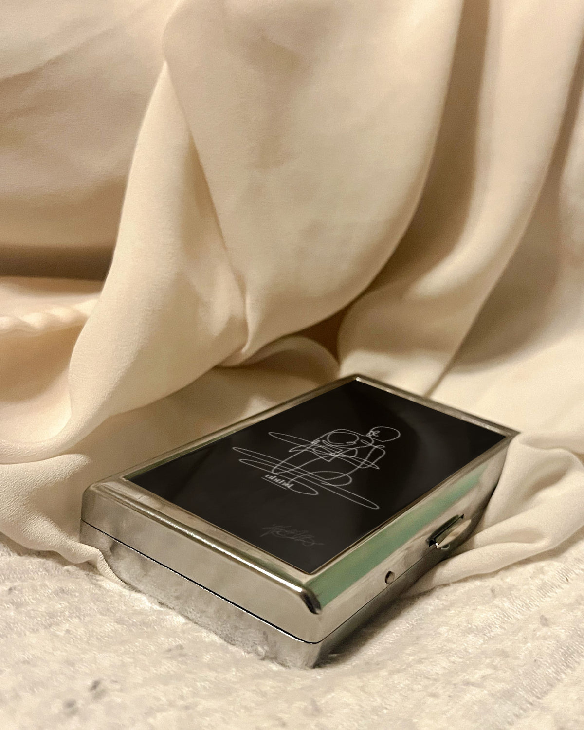 Probably Important | 2-Sided Art Vintage Metal Pocket Case