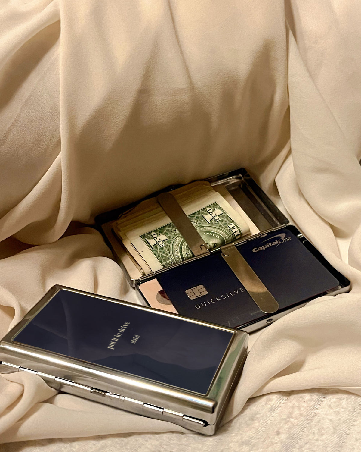 Joyride | 2-Sided Art Vintage Metal Pocket Case
