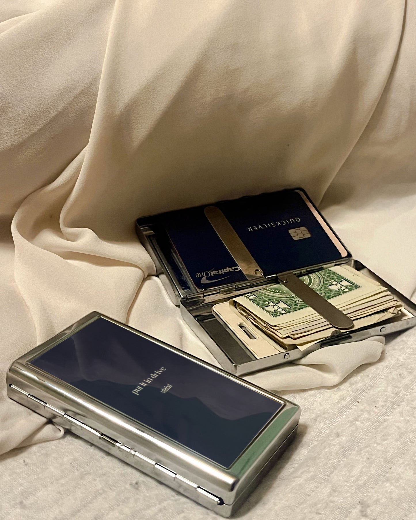 Joyride | 2-Sided Art Vintage Metal Pocket Case