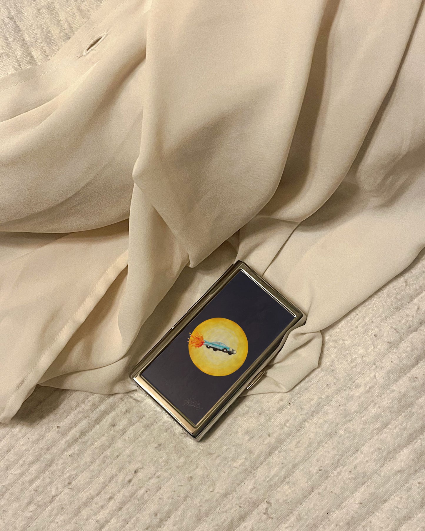 Joyride | 2-Sided Art Vintage Metal Pocket Case