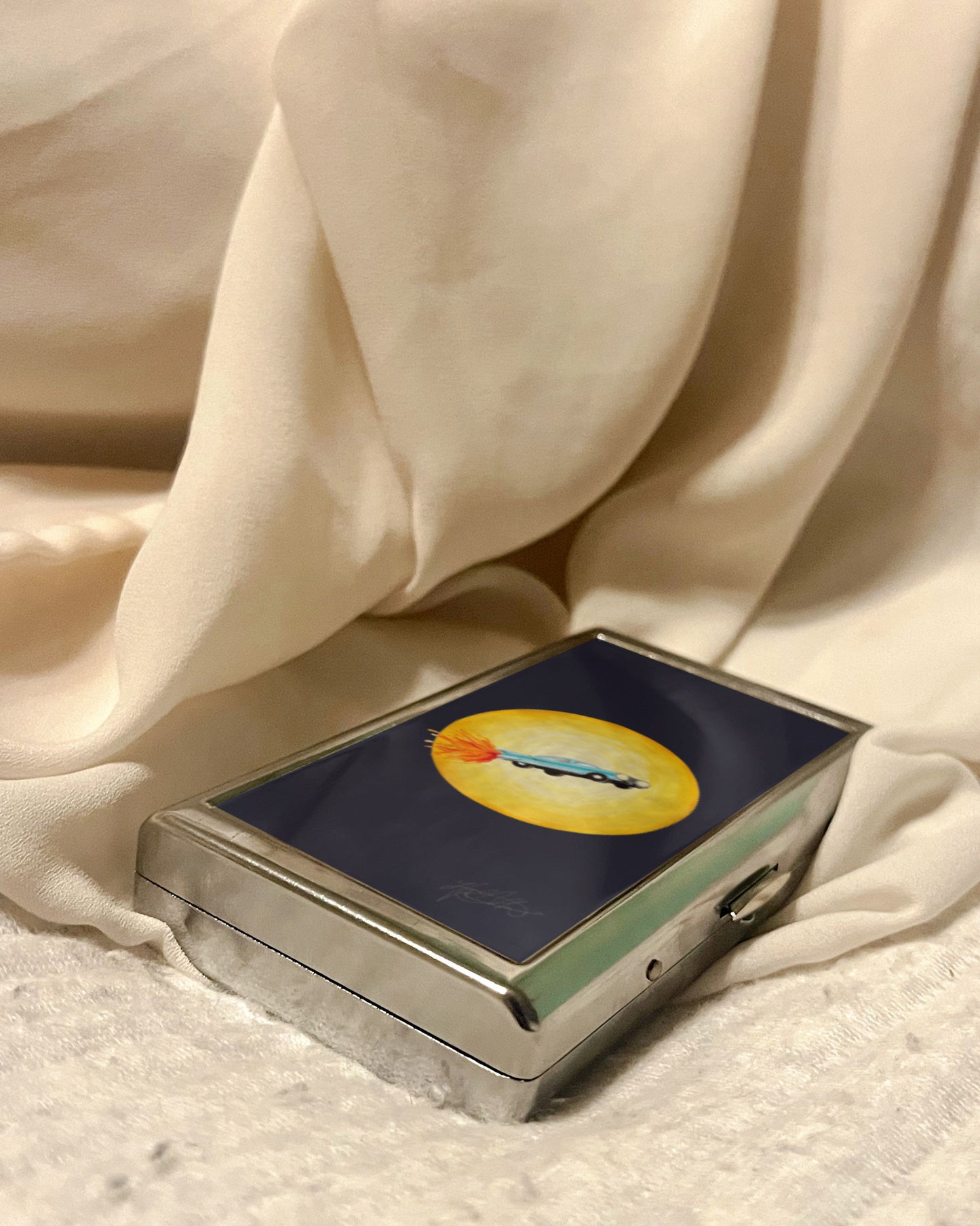 Joyride | 2-Sided Art Vintage Metal Pocket Case