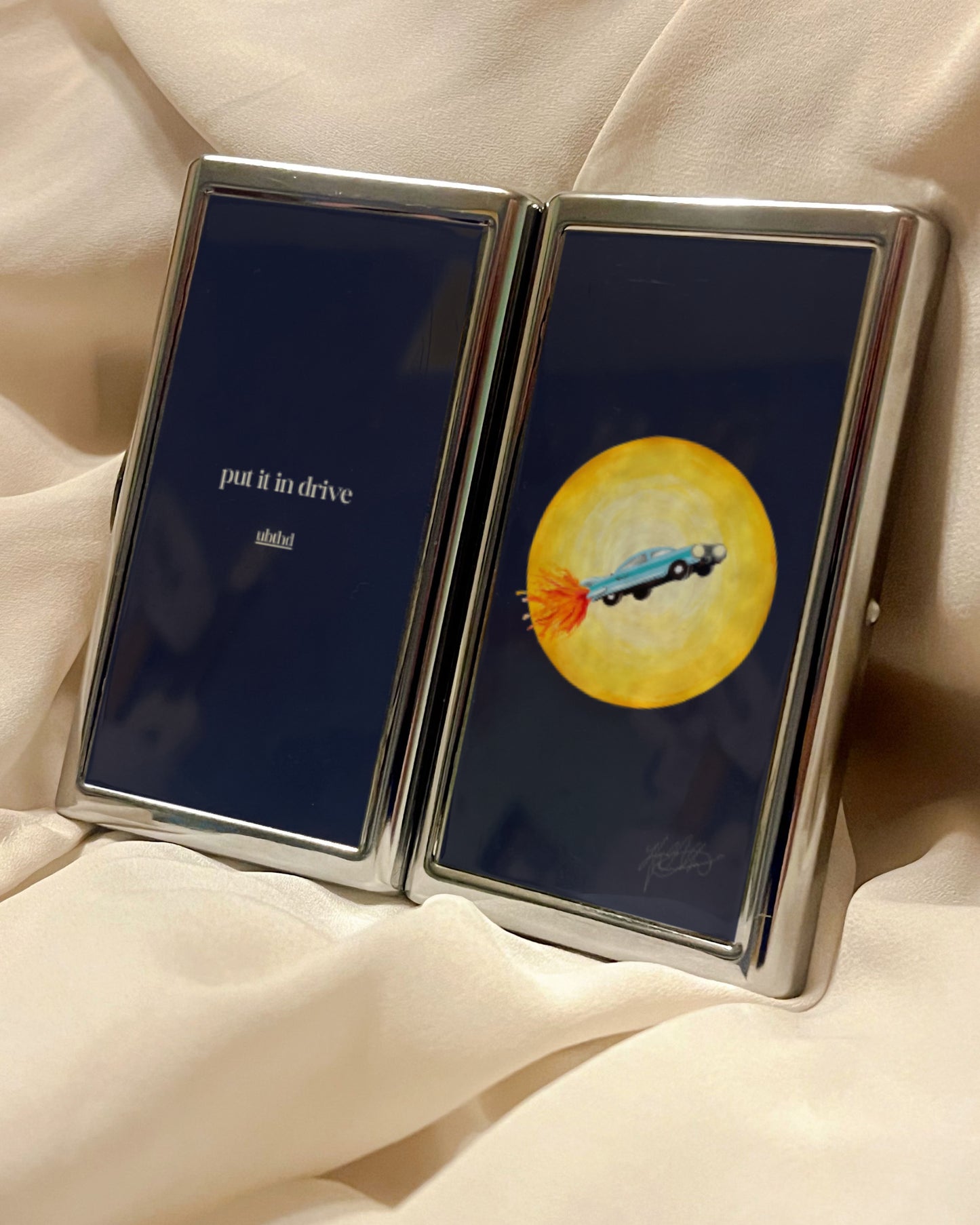 Joyride | 2-Sided Art Vintage Metal Pocket Case