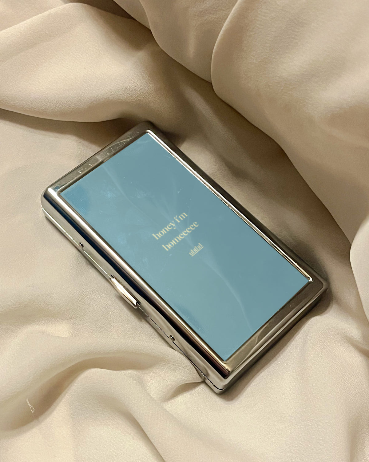 Last Call | 2-Sided Art Vintage Metal Pocket Case
