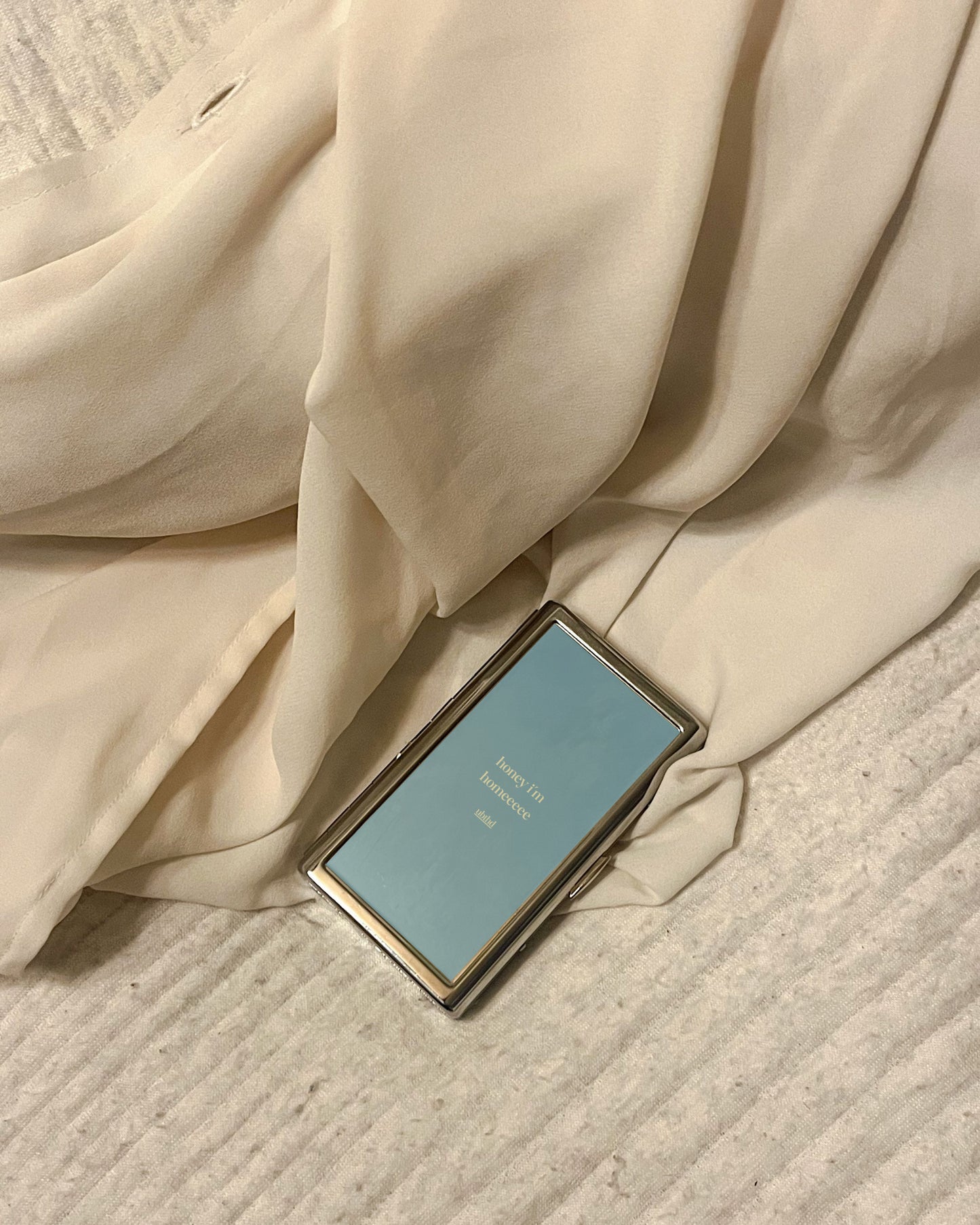Last Call | 2-Sided Art Vintage Metal Pocket Case