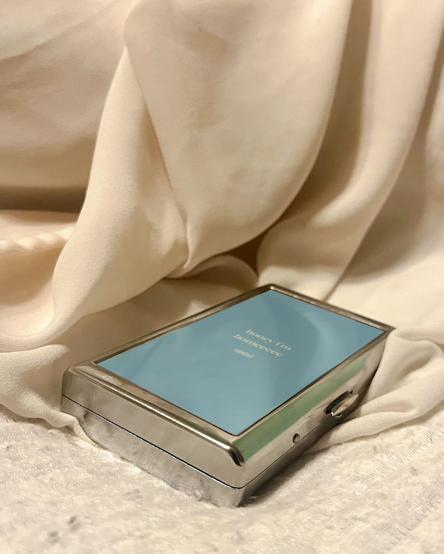 Last Call | 2-Sided Art Vintage Metal Pocket Case
