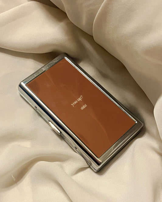 You Up? | 2-Sided Art Vintage Metal Pocket Case
