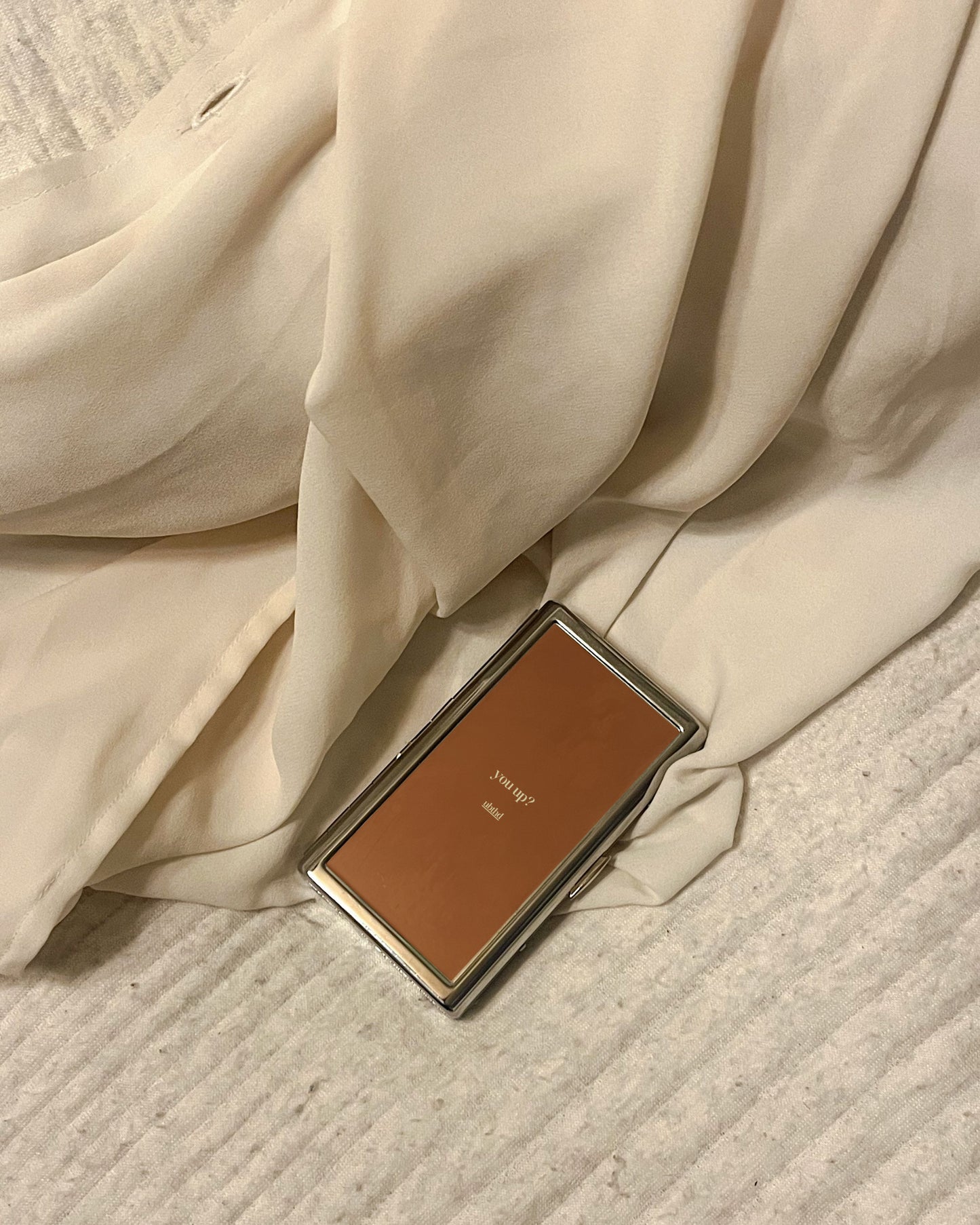 You Up? | 2-Sided Art Vintage Metal Pocket Case